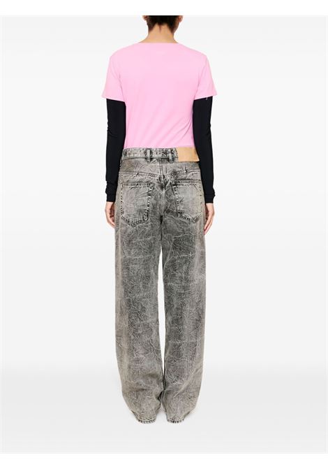 jeans 5 pocket donna grigio in cotone MM6 MAISON MARGIELA | S52LA0236 M30011860